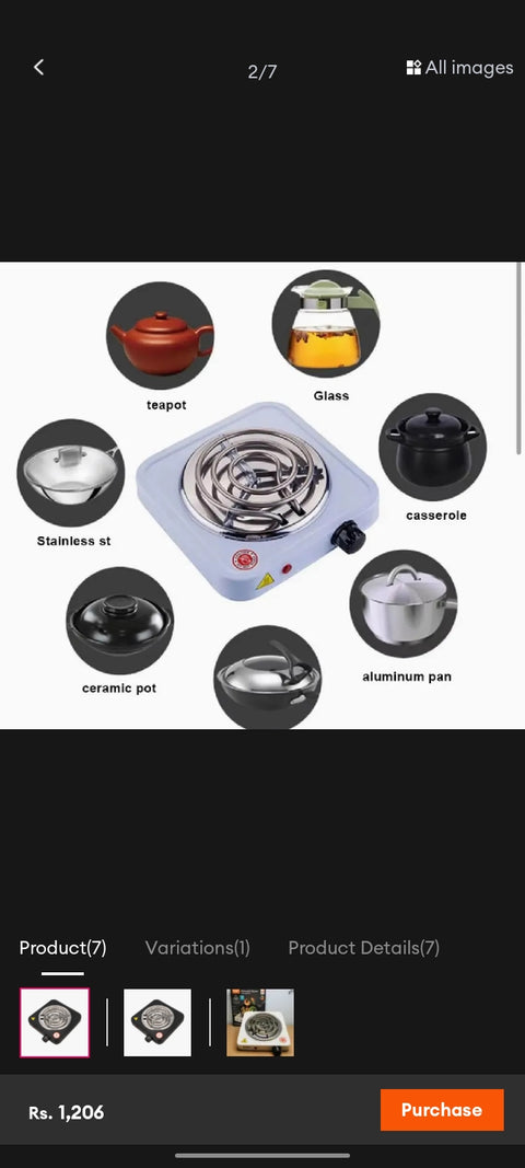 Electric stove hot plate traveling single stove