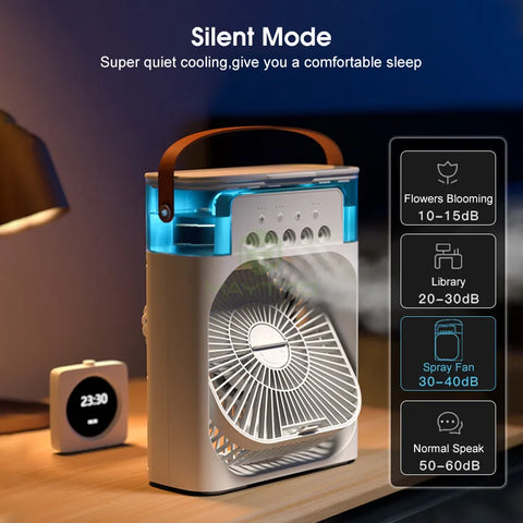 Portable air conditioner fan USB